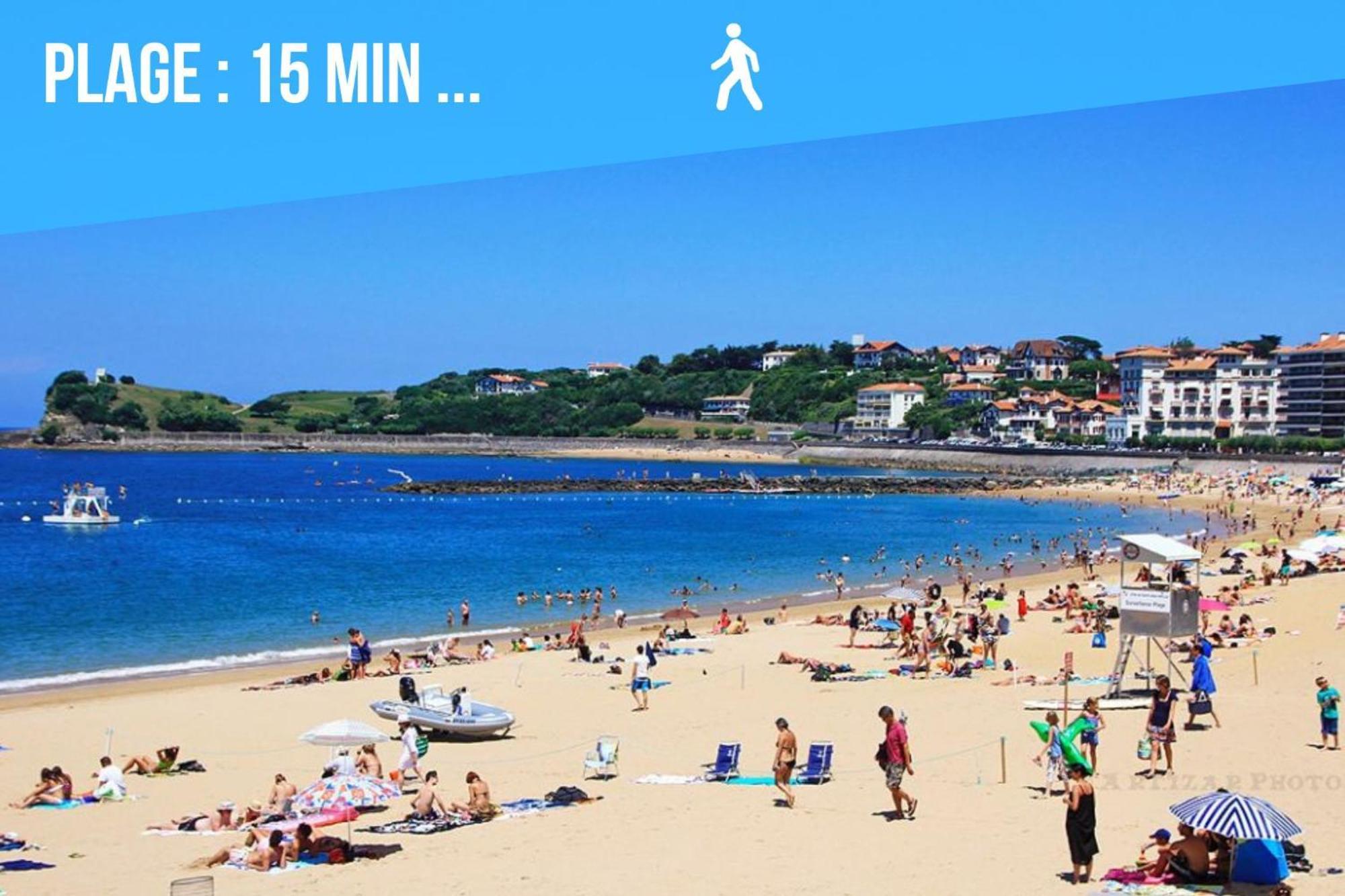 Caporizon-Baillenia-T1 Vue Montagne - Piscine St Jean De Luz Διαμέρισμα Saint-Jean-de-Luz Εξωτερικό φωτογραφία